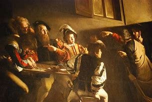 Image result for caravaggio calling of st matthew