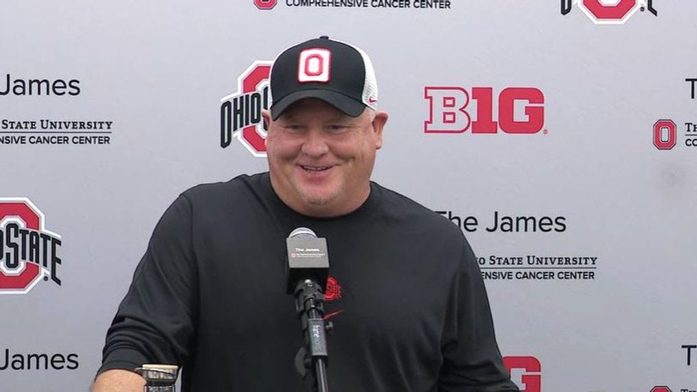 New OC Chip Kelly meets the media following OSU's first spring workout