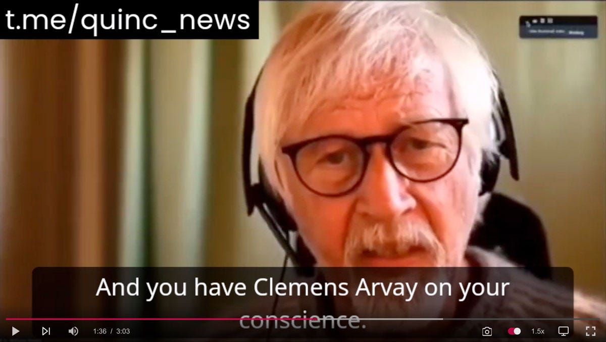 Wolfgang Wodarg on Clemens Arvay's Death