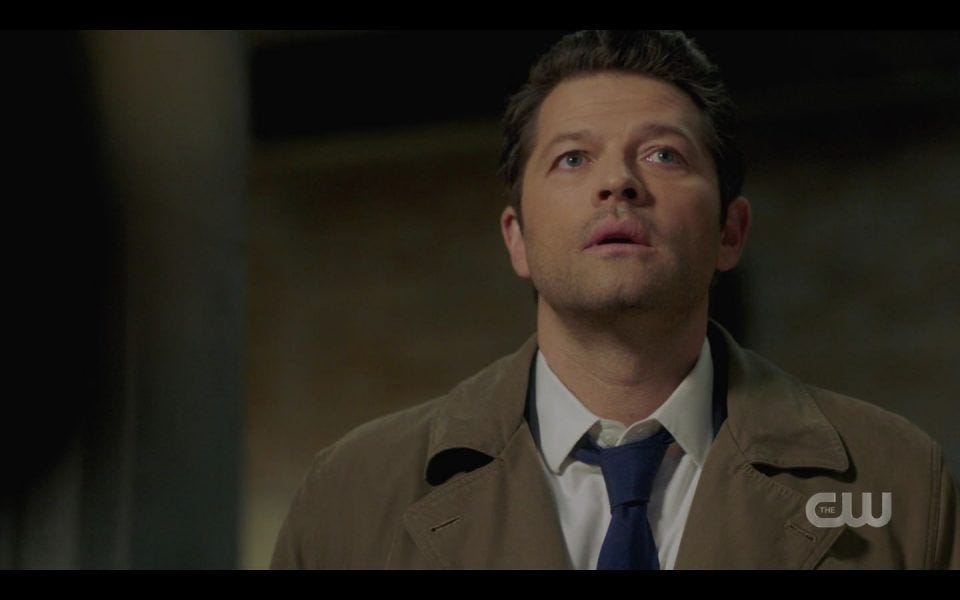 Castiel annoyed by Dean Winchester pirate questions SPN