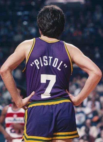 NBA Player Profile Legend Series: Pistol Pete Maravich - Premier Hoops