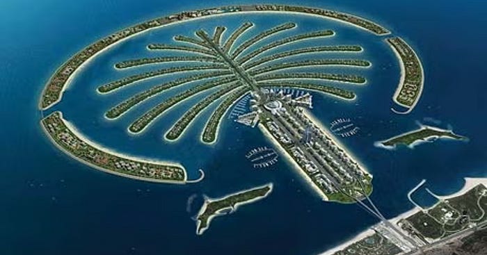The Palm Jumeirah — efoilrentaldubai.com