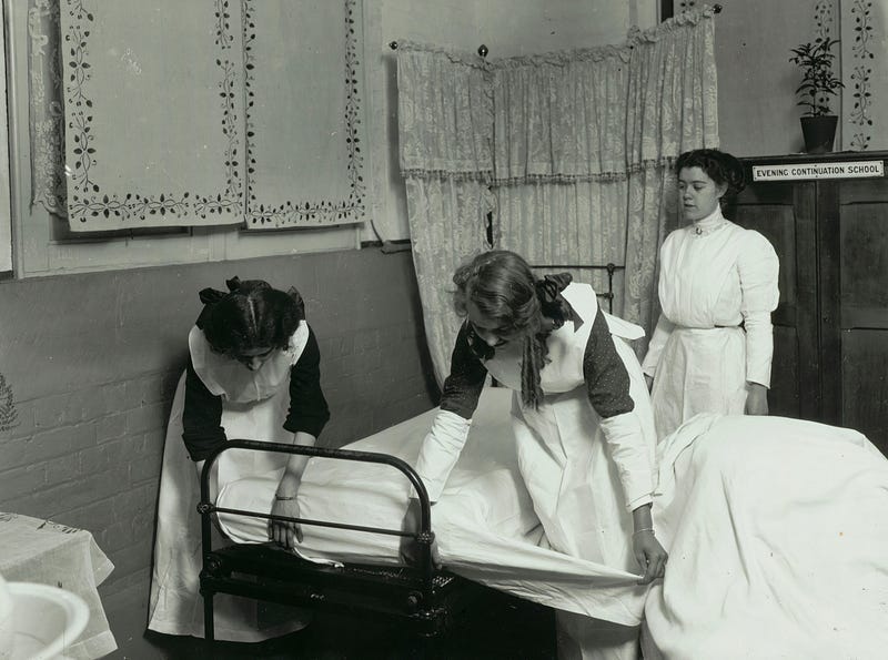 nurses in a hospital