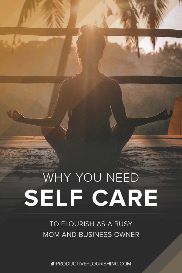 When you're in a place of overwhelm, it's easy to forget to check in with yourself. Ask yourself these questions to prioritize your self care. https://productiveflourishing.com/self-care/ #productiveflourishing #selfcare #selfcompassion #smallbusiness