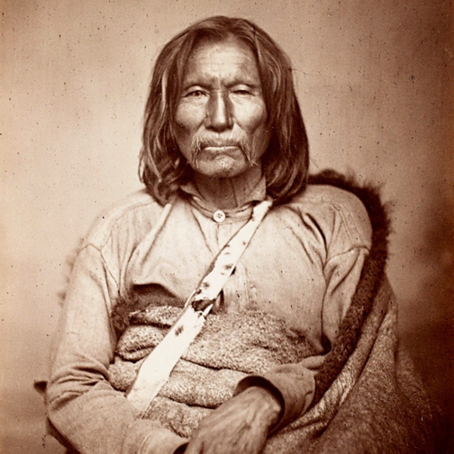 Photo of Kiowa war chief and medicine man, Satank