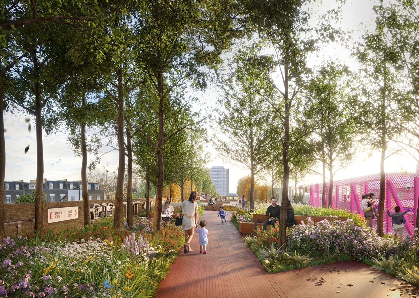 A rendering of Camden Highline as it may appear upon completion.