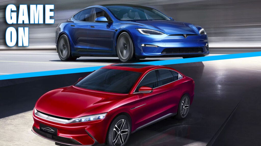 It's BYD Vs. Tesla In 2023: Chinese Brand Seeks To Overthrow America's Top  EV Maker | Carscoops