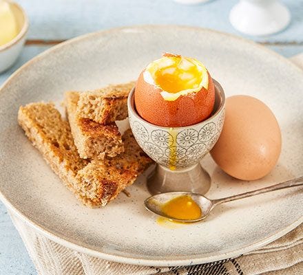 Soft boiled eggs recipe | BBC Good Food
