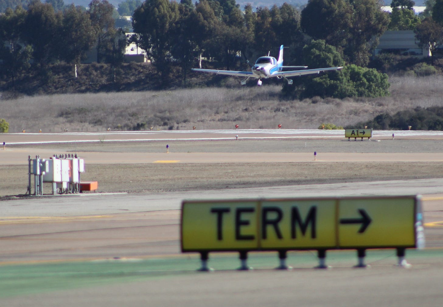 Carlsbad city staff will bring back an item in 60 days to change the city’s zoning ordinance and codes regarding McClellan-Palomar Airport. File photo