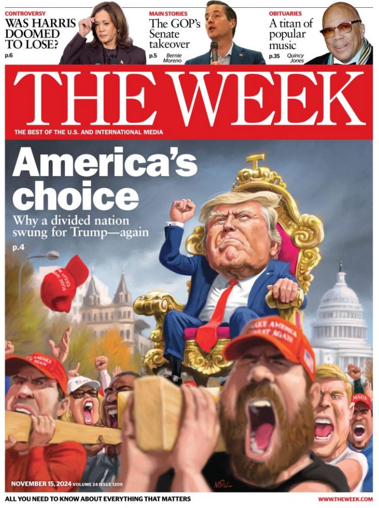 Cover of The Week magazine 11/15/24