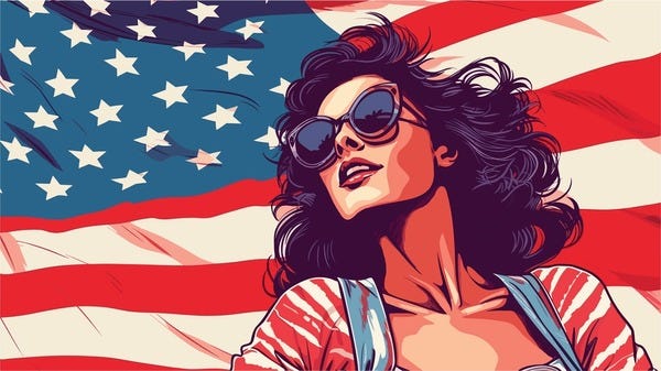 American Patriot Woman: Over 8,215 Royalty-Free Licensable Stock  Illustrations & Drawings | Shutterstock