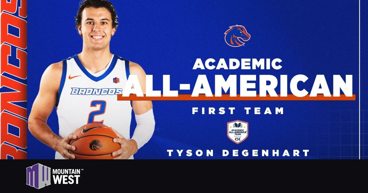 Degenhart Named an Academic All-American – Mountain West Conference