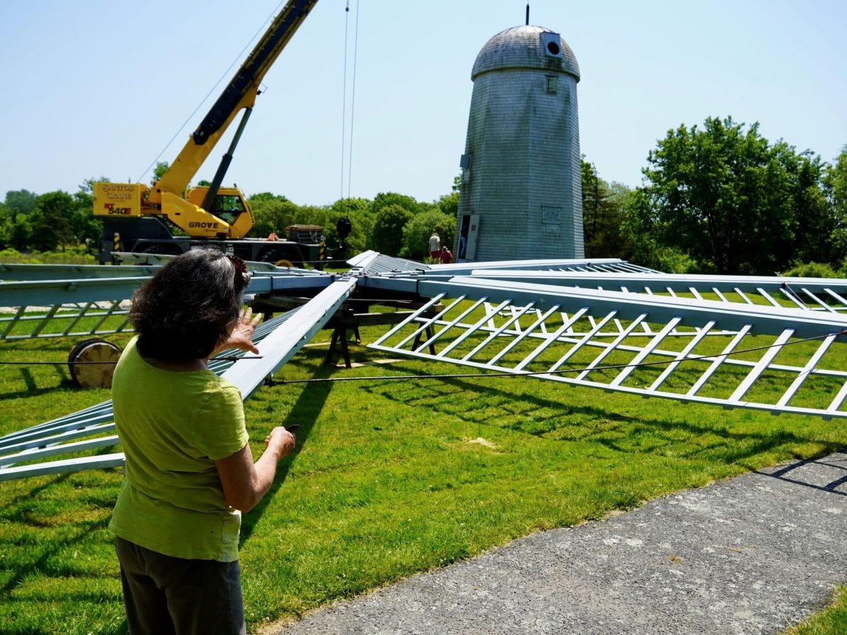 Town of Middletown: Historic windmill repairs underway