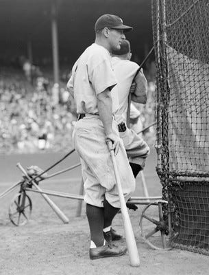 LOU GEHRIG WAITS TO HIT SOME BATTING PRACTICE BALLS 8x10 | eBay
