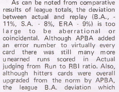 1908 APBA Replay 1981 APBA Journal