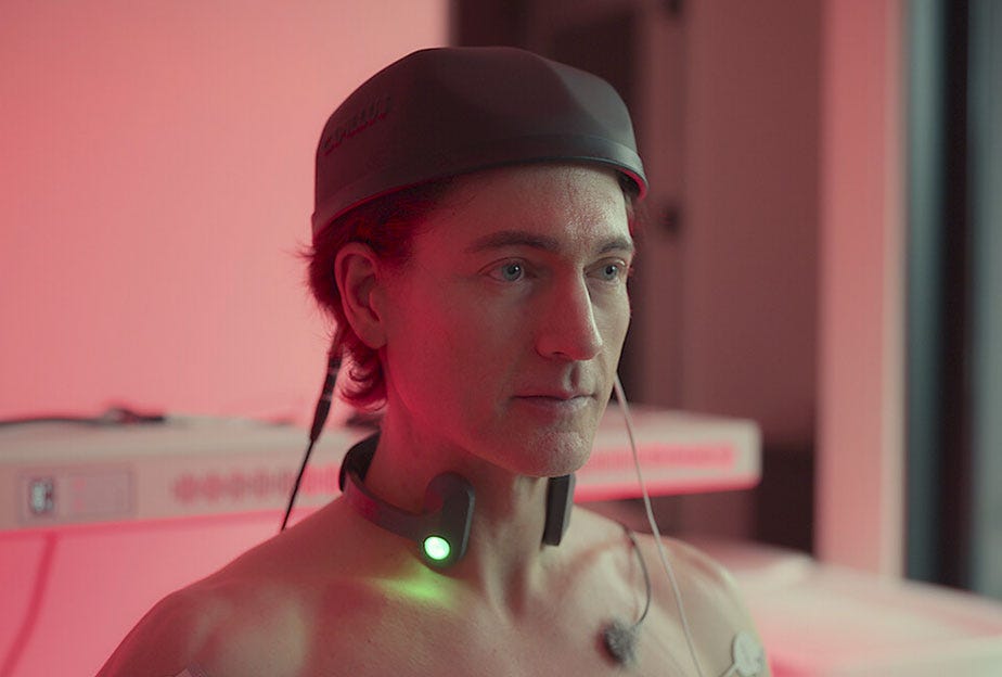 Bryan Johnson in the Netflix documentary don't die