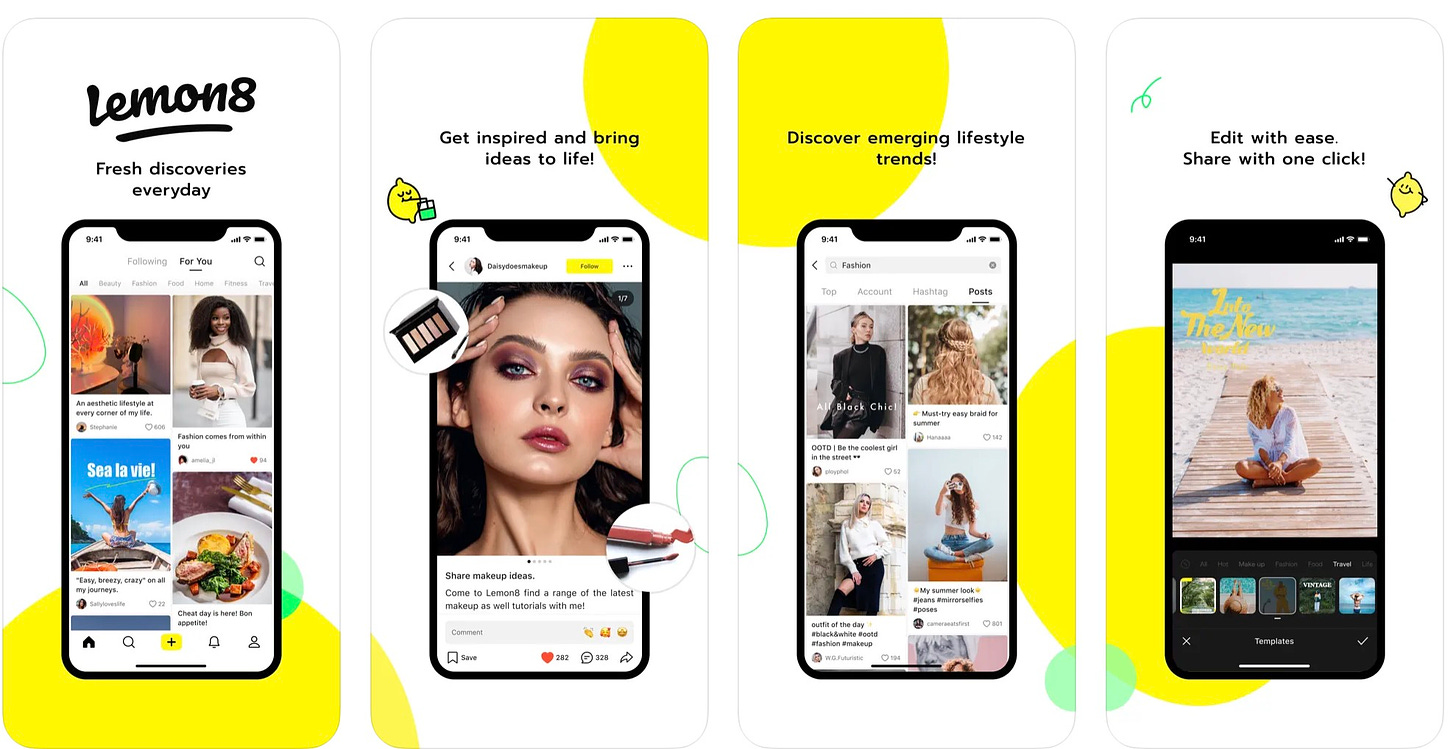 TikTok ban backup plan? ByteDance-owned Instagram rival Lemon8 hits the US  App Store's Top 10 | TechCrunch