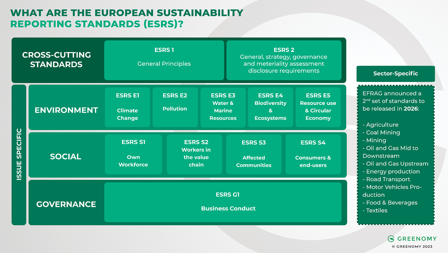 what are esrs, esrs definition