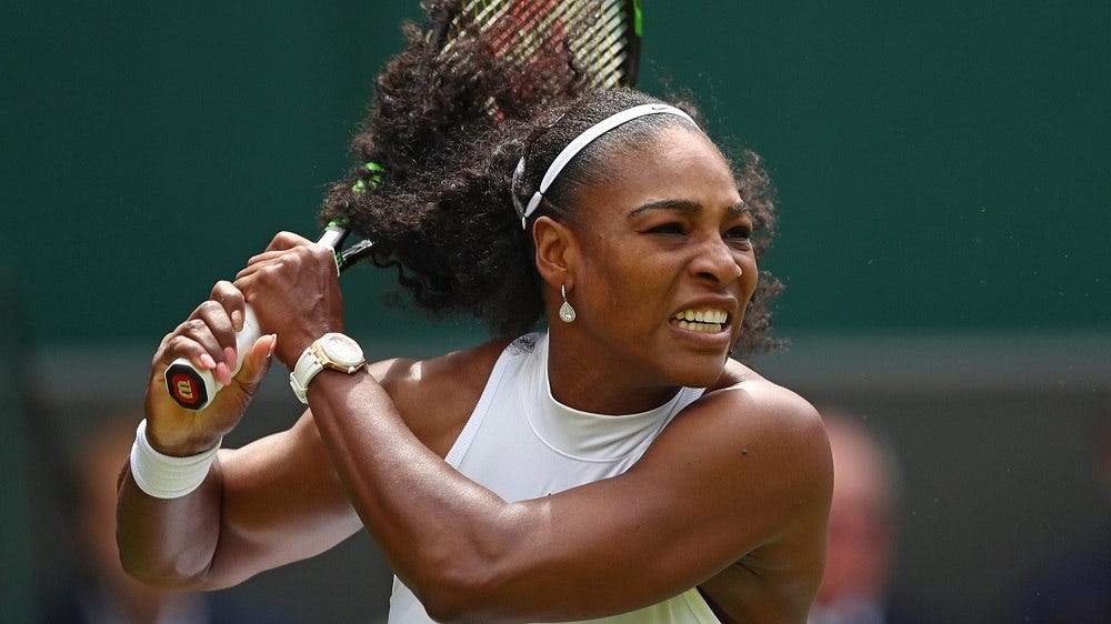 serena williams beats off a tough one at wimbledon day 2 2016 images