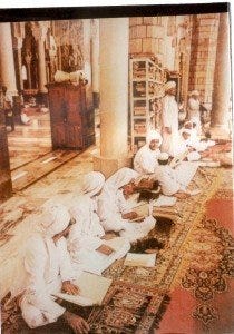 Shaykh al-Lahji in the Haram al-Makki Shaykh al-Lahji in the Haram al-Makki