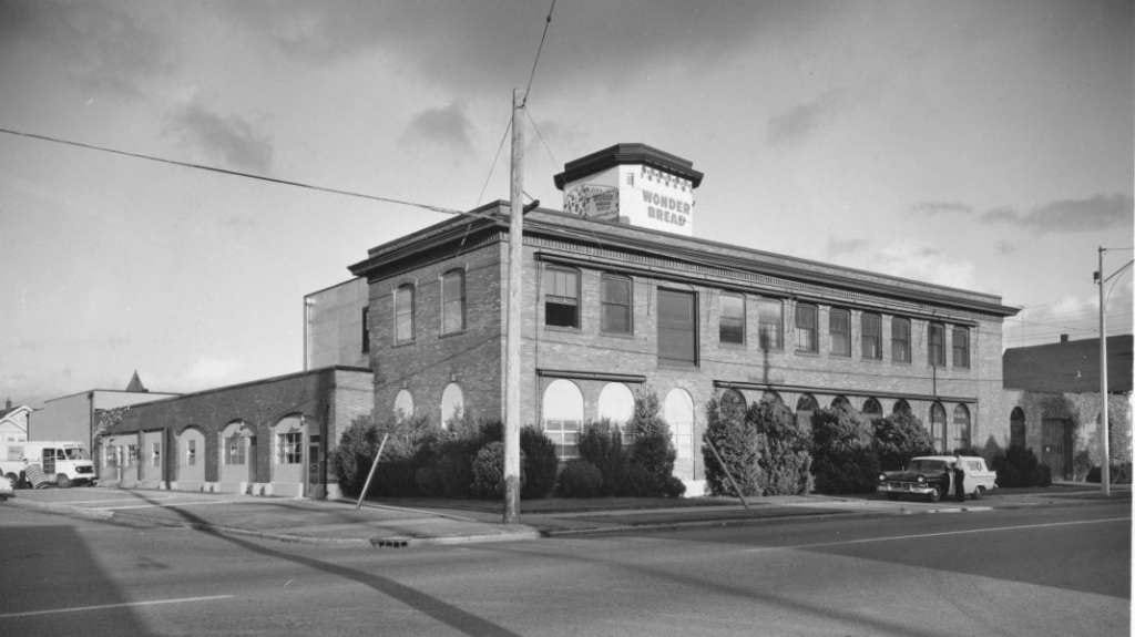 The Wonder Bread bakery building (built in 1913) in Tacoma was saved from potential demolition and is now for sale after renovation and redevelopment. 