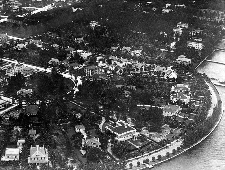 Figure 2: Aerial view of the Point View subdivision in 1925