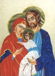 The Holy Family, courtesy Wikimedia Commons