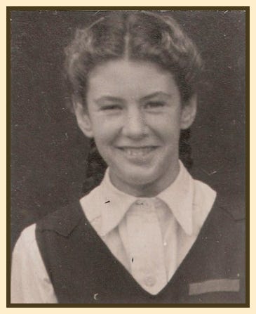 Jane Goater, the schoolgirl.