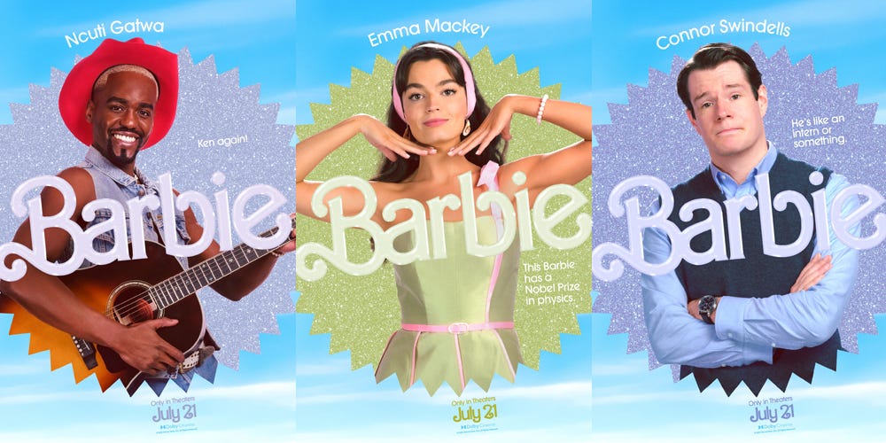 Sex Education' Stars Ncuti Gatwa, Emma Mackey & Connor Swindells Get New ' Barbie' Character Posters, Plus New Teaser Trailer – Watch Now! | Alexandra  Shipp, America Ferrera, Ana Cruz Kayne, Ariana Greenblatt,