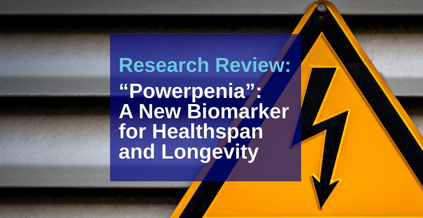 Powerpenia: A New Focus in Healthy Aging - Peak Form Health Center