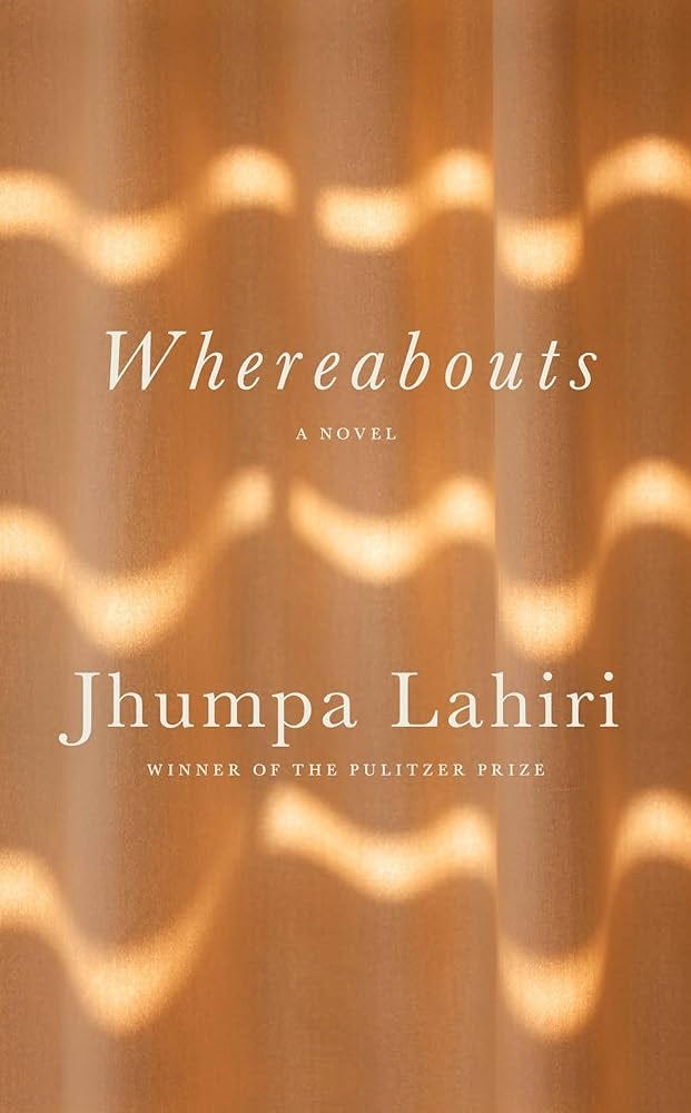Whereabout by Jhumpa Lahiri front cover