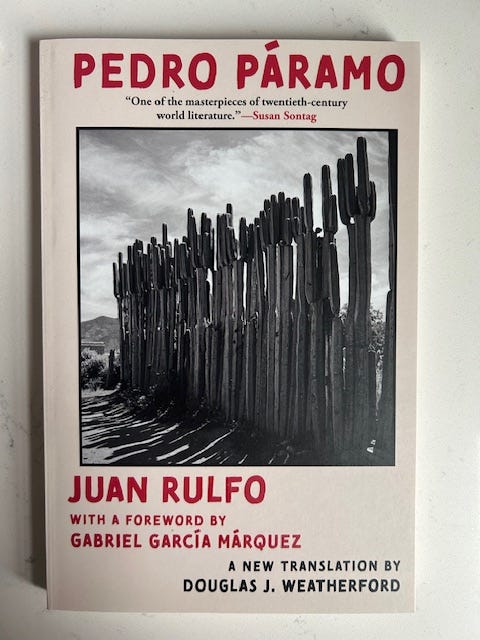 The cover of Pedro Paramo