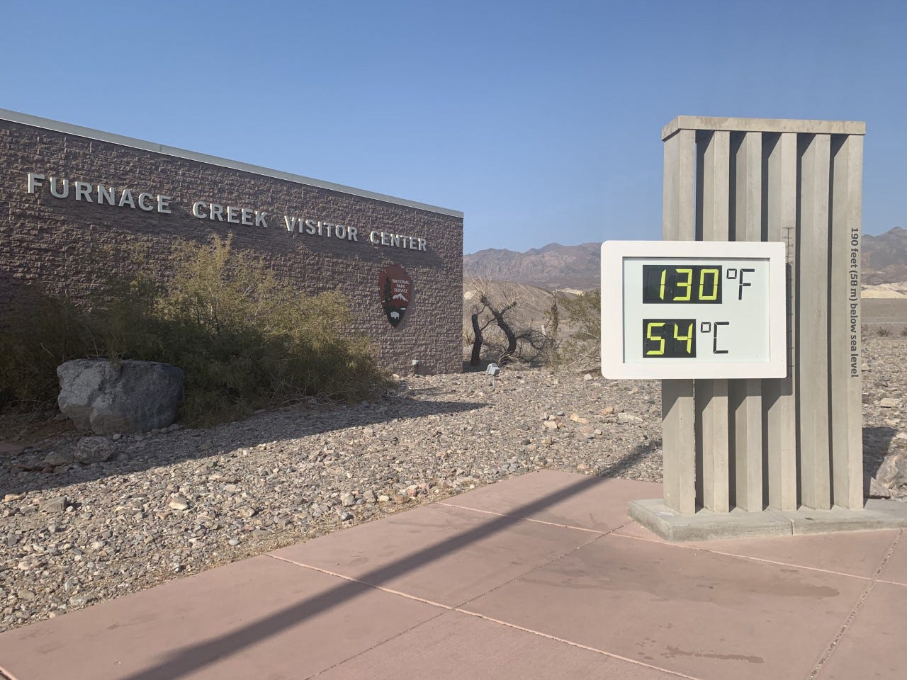 Summer 2020 heat records - Death Valley National Park (U.S. National ...