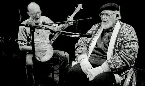 Pete Seeger and Burl Ives