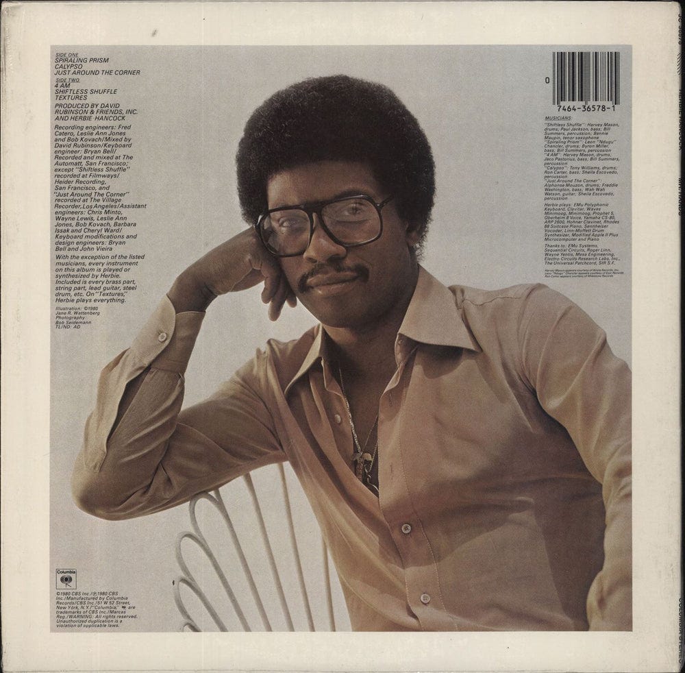 Herbie Hancock Mr. Hands - 1st - stickered shrink US Vinyl LP —  RareVinyl.com