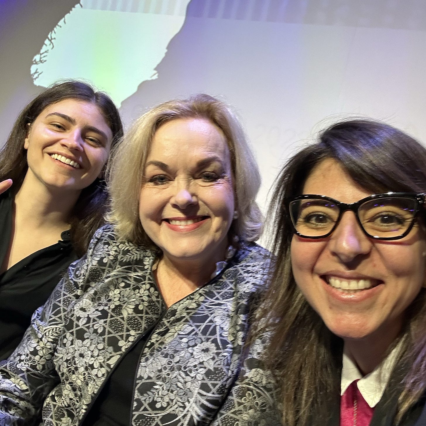 Selfie with Chloe Swarbrick, Judith Collins and Myself at AI conference