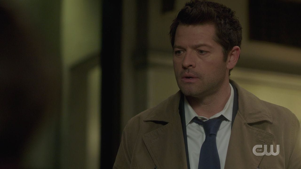 Castiel to Dean Winchester Sealed in a living death about Jack 14.19