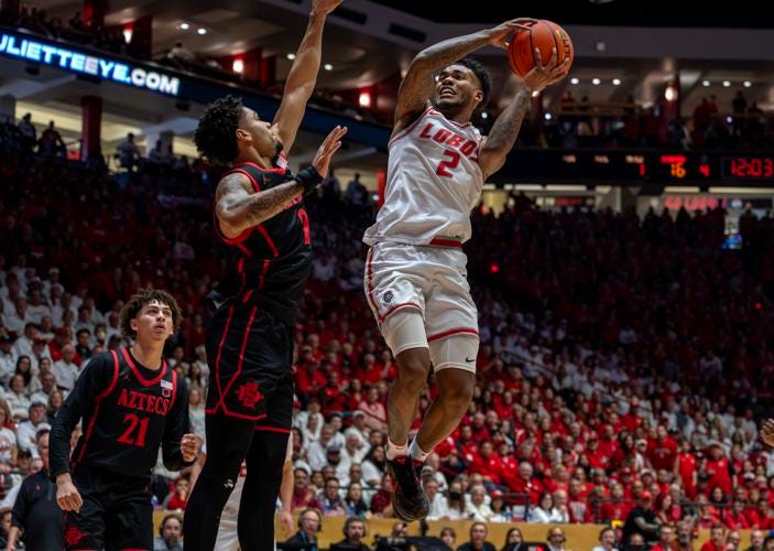 Donovan Dent, elite defense key Lobos' win over San Diego State | Sports |  abqjournal.com