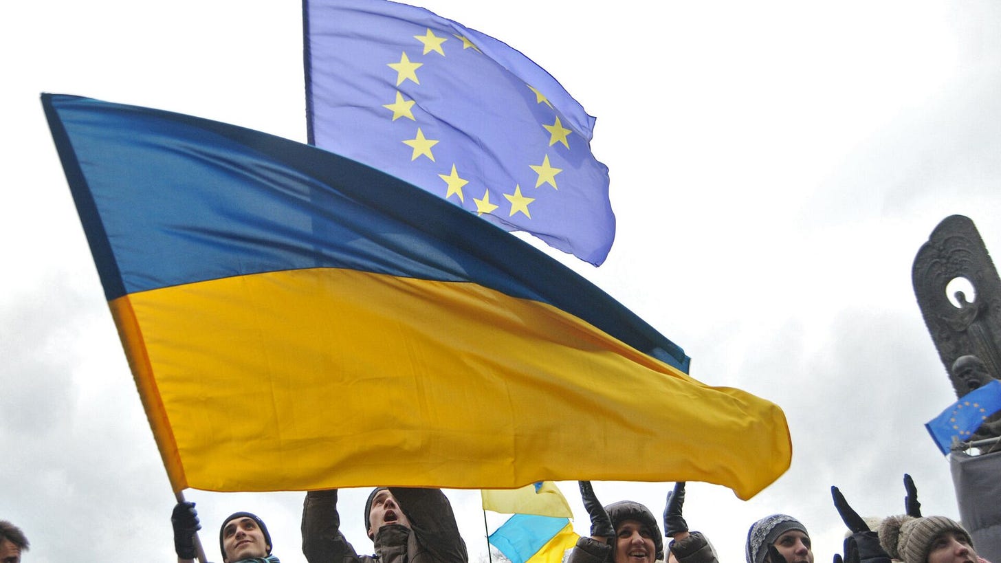 Participants of a rally held by supporters of Ukraine's EU integration. File photo - Sputnik International, 1920, 21.01.2025