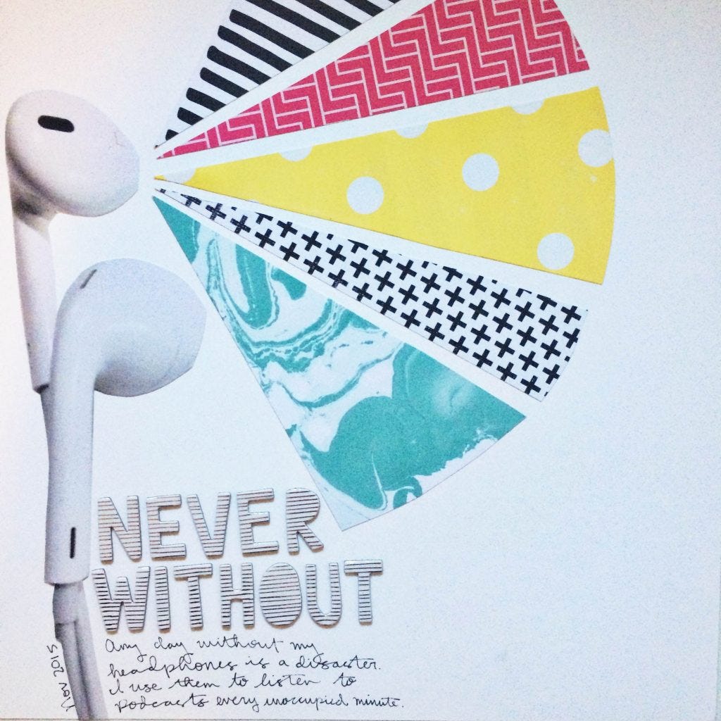 rukristin Awesome Ladies Project Scrapbook Challenges | 2.1 Storytelling: Technology Routine