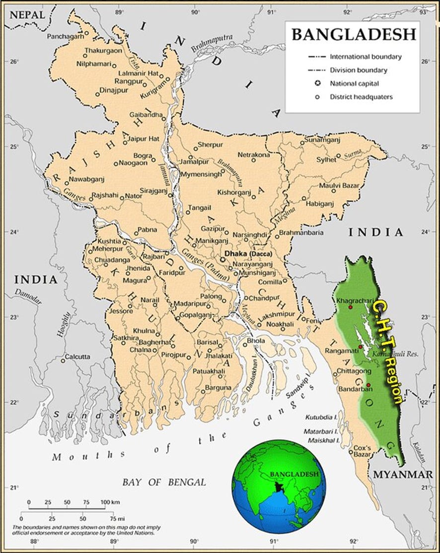 A map of bangladesh with a globe

Description automatically generated