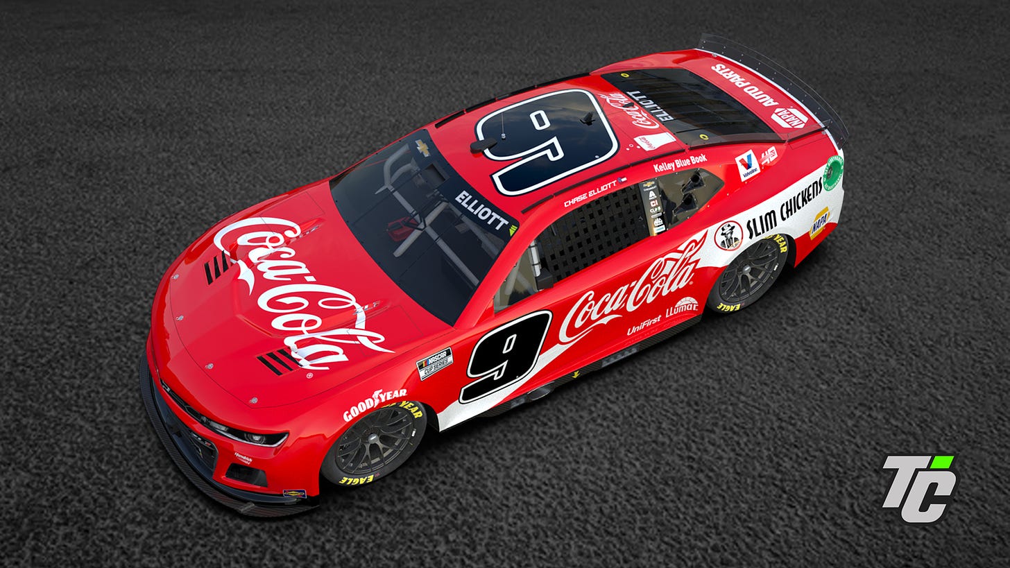 Chase Elliott Coca-Cola primary sponsorship Richmond Raceway 2024 NASCAR Cup Series Hendrick Motorsports