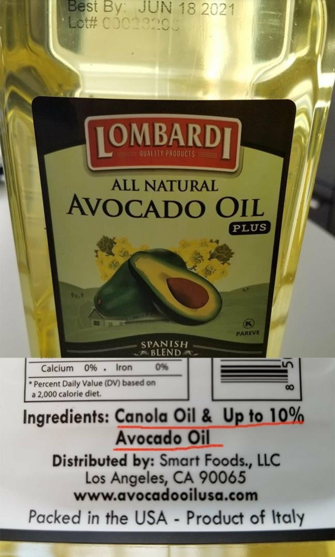 This "avocado" oil : r/assholedesign