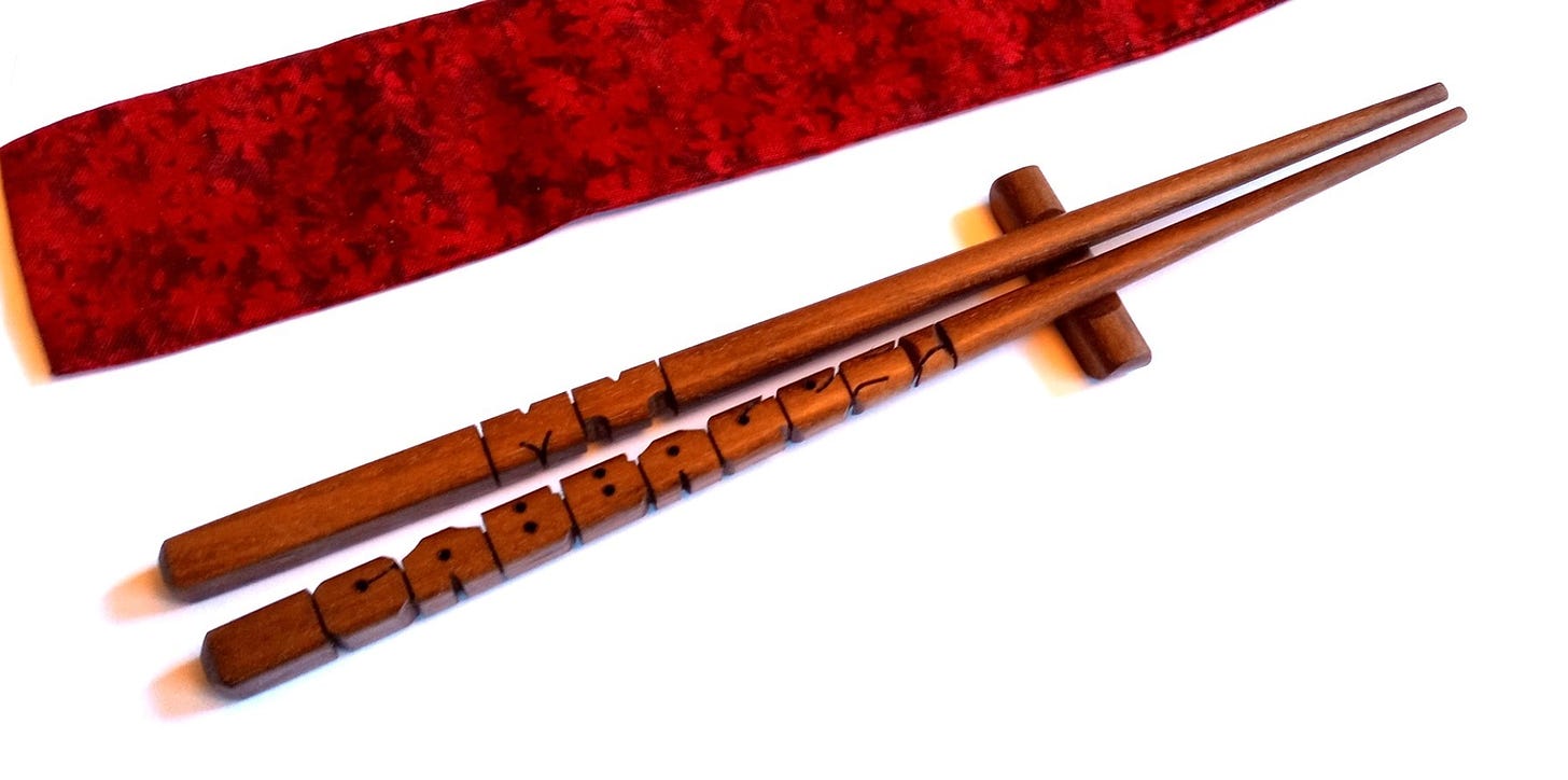 Walnut Chopsticks