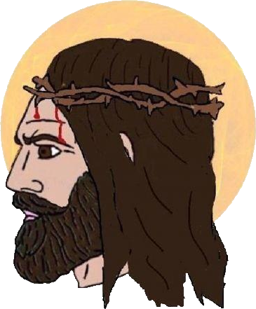 died for your sins. seems like a chad move to me. : r/WojakMemes