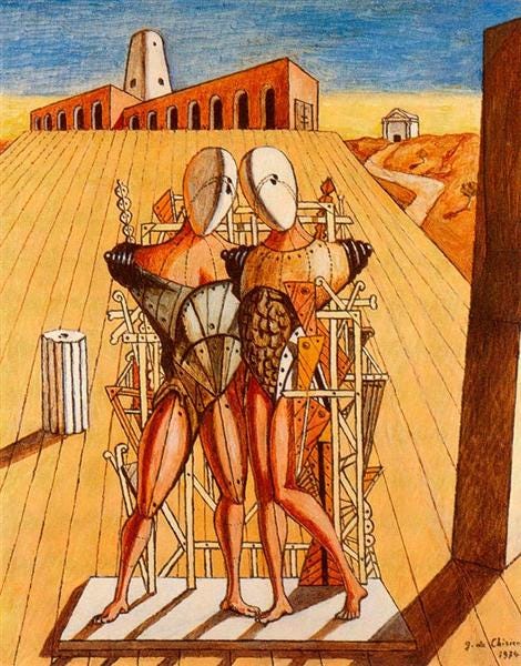 The Dioscuri, 1974 - Giorgio de Chirico