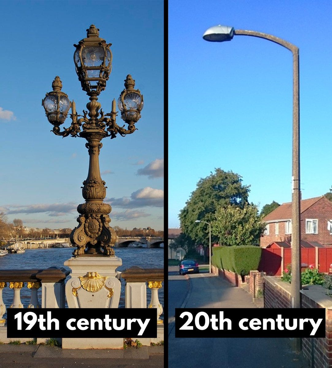 Why did street lights become so boring? - Thread from The Cultural Tutor  @culturaltutor - Rattibha