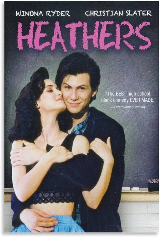 Amazon.com: TONGYANG Heathers Movie Poster for Bedroom Aesthetic Wall Decor  Canvas Wall Art Gift 12x18inch(30x45cm): Posters & Prints