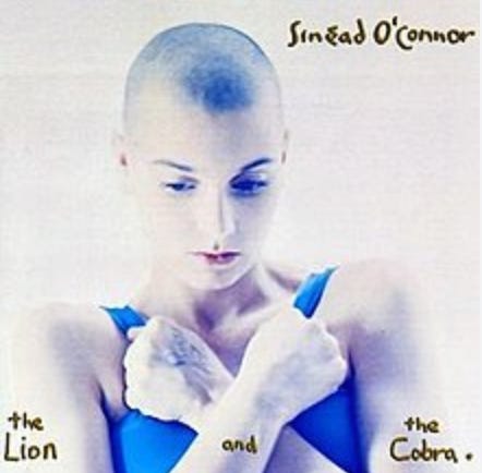 Cover of The Lion and the Cobra, Sinéad O’Connor’s debut 1987 album.