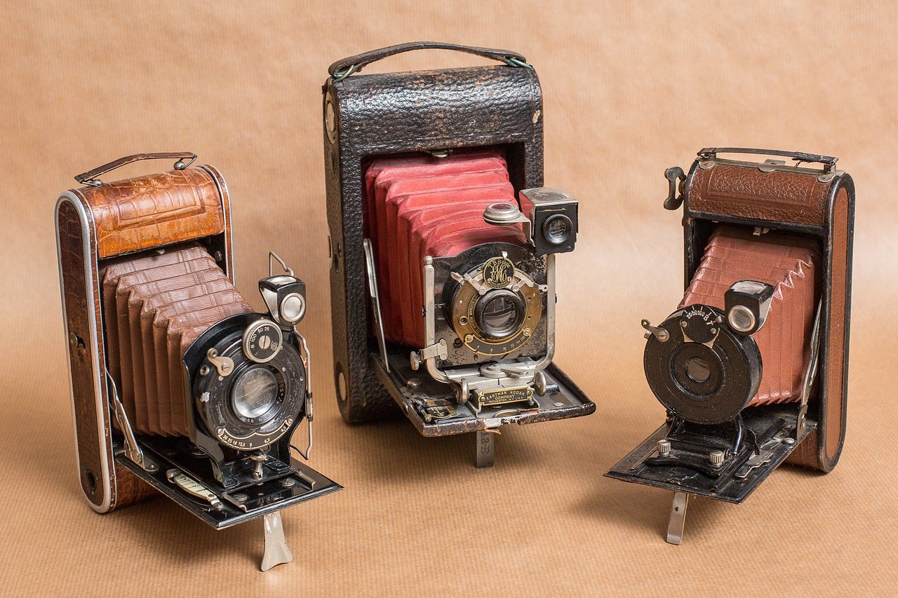 Antique cameras